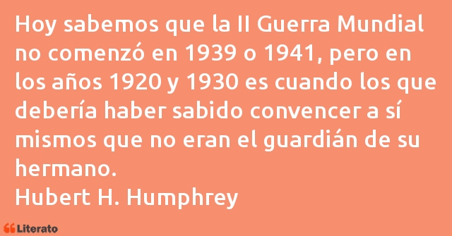 Frases de Hubert H. Humphrey