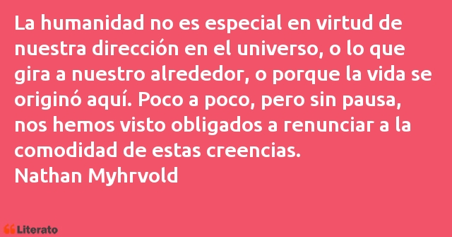 Frases de Nathan Myhrvold