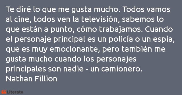 Frases de Nathan Fillion