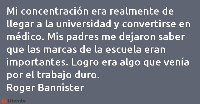 Frases de Roger Bannister