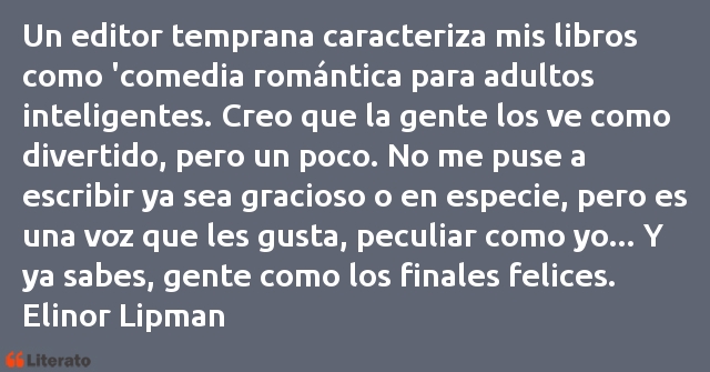 Frases de Elinor Lipman