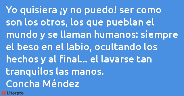 Frases de Concha Méndez