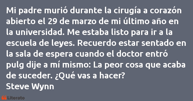 Frases de Steve Wynn