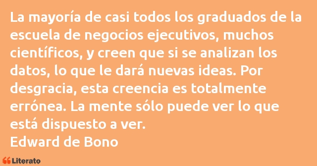 Frases de Edward de Bono