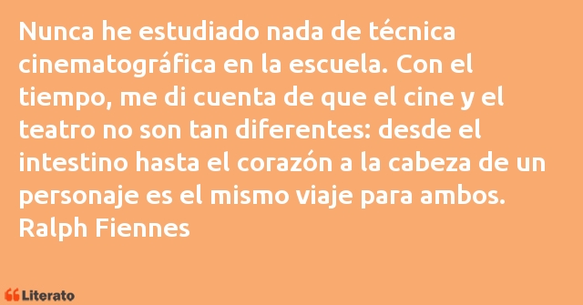 Frases de Ralph Fiennes