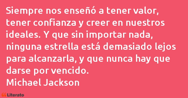 Frases de Michael Jackson