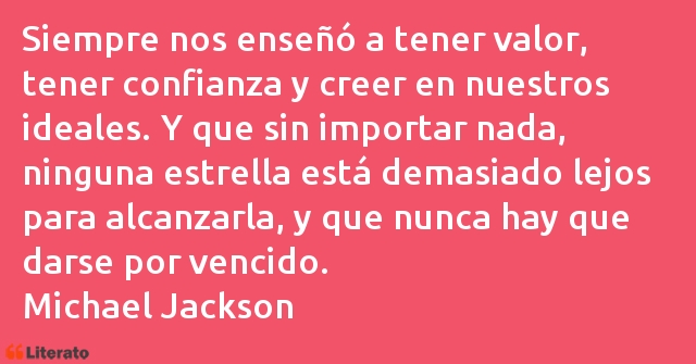 Frases de Michael Jackson