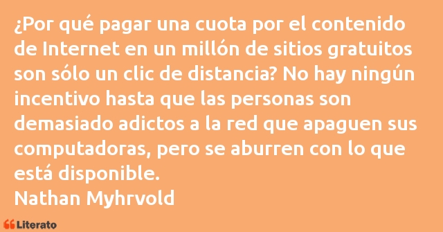 Frases de Nathan Myhrvold