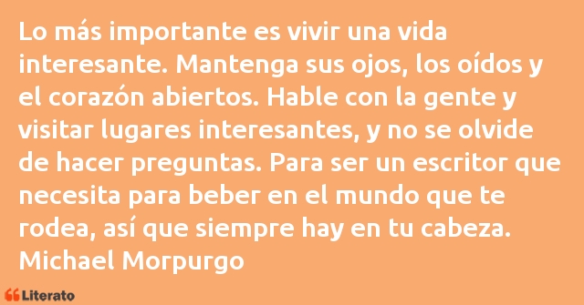 Frases de Michael Morpurgo