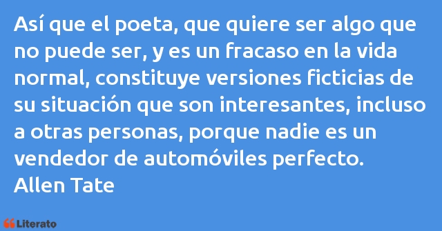 Frases de Allen Tate