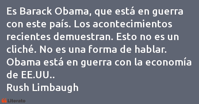 Frases de Rush Limbaugh