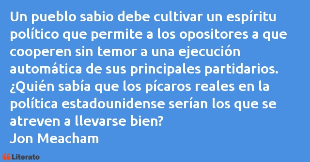 Frases de Jon Meacham