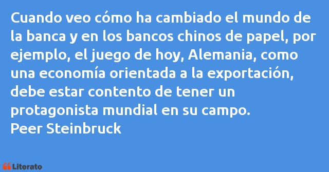 Frases de Peer Steinbruck