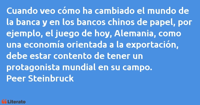 Frases de Peer Steinbruck