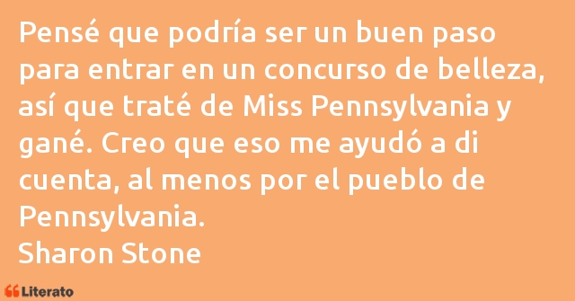 Frases de Sharon Stone