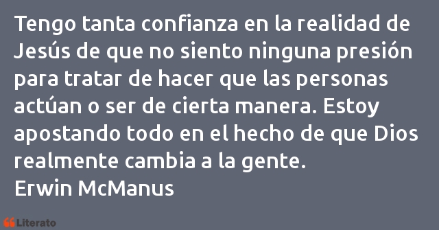 Frases de Erwin McManus