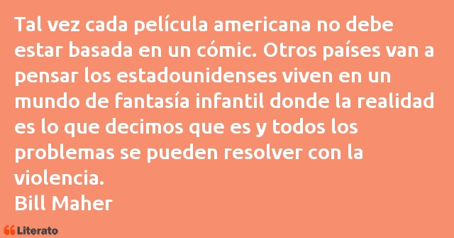 Frases de Bill Maher