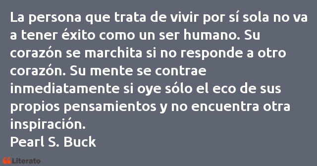 Frases de Pearl S. Buck