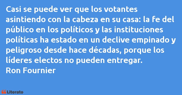 Frases de Ron Fournier