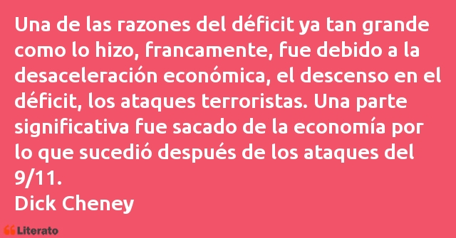 Frases de Dick Cheney