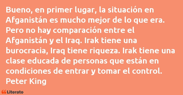 Frases de Peter King