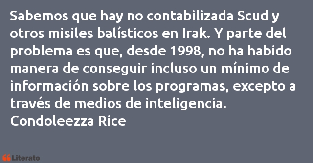 Frases de Condoleezza Rice