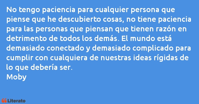 Frases de Moby