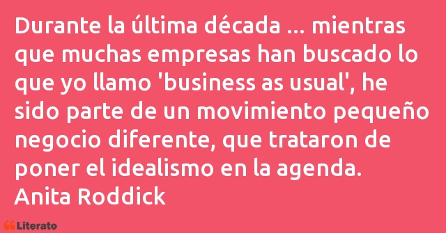 Frases de Anita Roddick