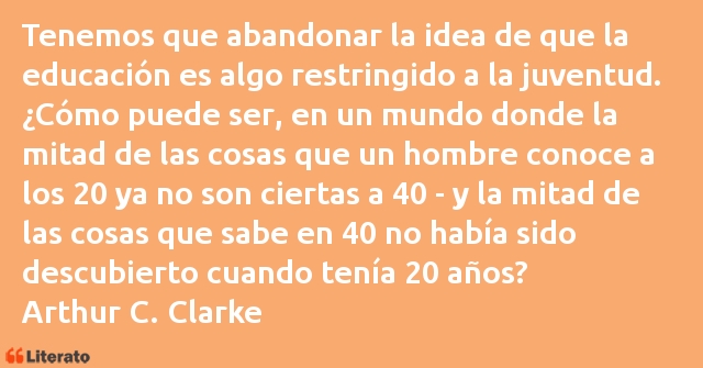 Frases de Arthur C. Clarke