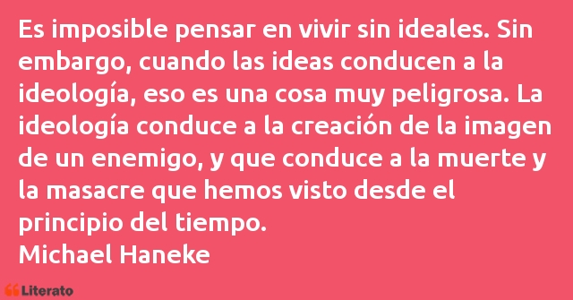 Frases de Michael Haneke