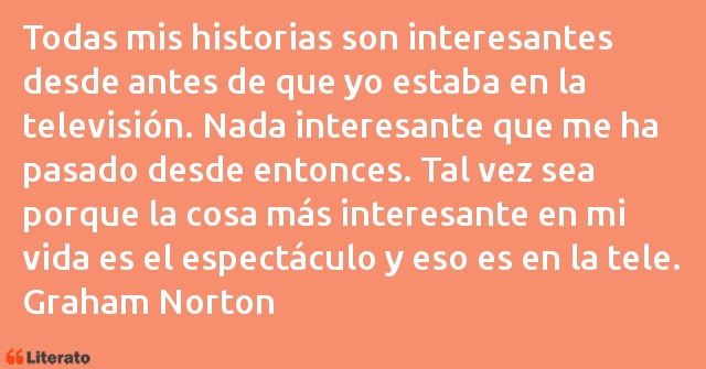 Frases de Graham Norton