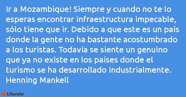 Frases de Henning Mankell