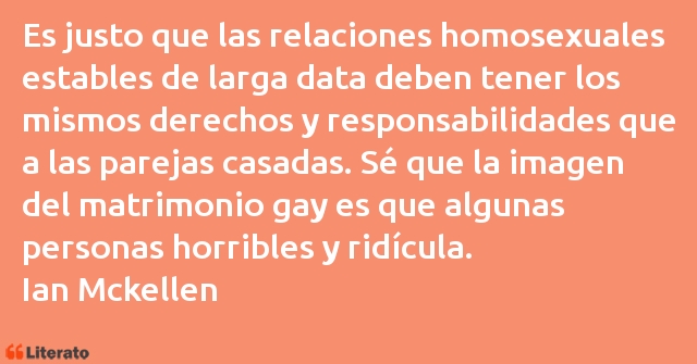 Frases de Ian Mckellen