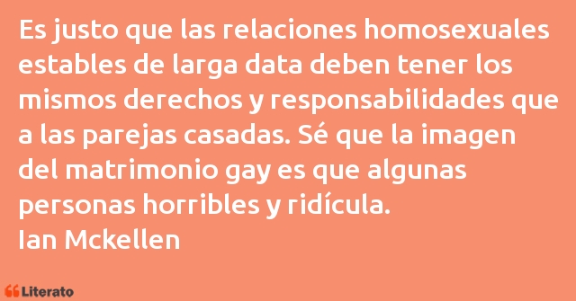 Frases de Ian Mckellen