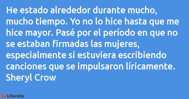 Frases de Sheryl Crow