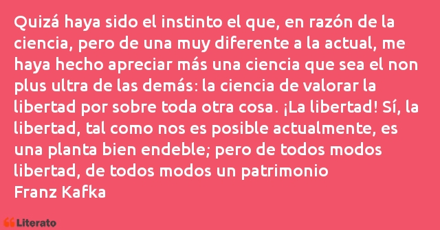 Frases de Franz Kafka