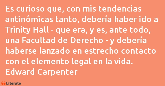 Frases de Edward Carpenter