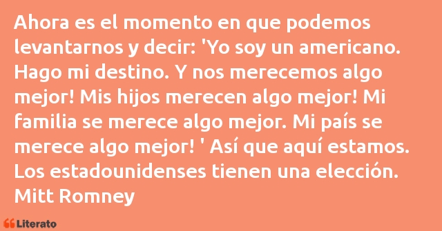 Frases de Mitt Romney