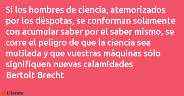 Frases de Bertolt Brecht