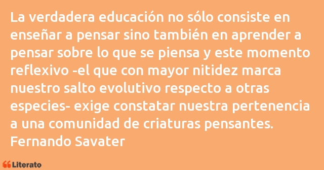 Frases de Fernando Savater