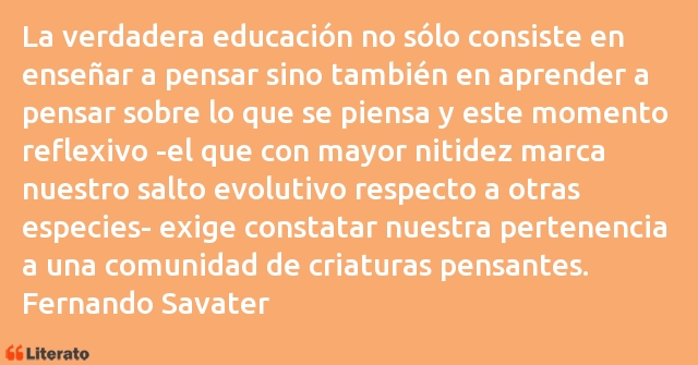 Frases de Fernando Savater