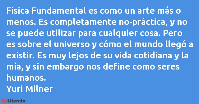 Frases de Yuri Milner