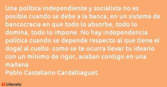 Frases de Pablo Castellano