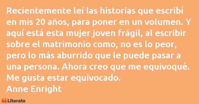 Frases de Anne Enright