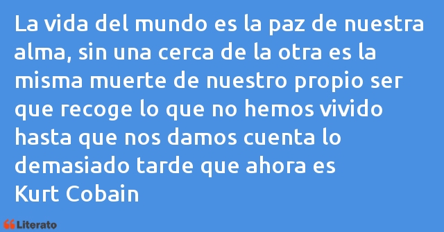 Frases de Kurt Cobain