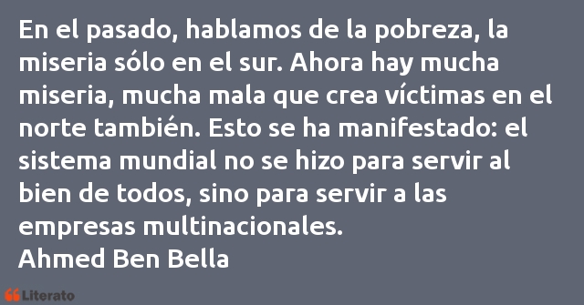 Frases de Ahmed Ben Bella