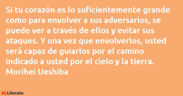 Frases de Morihei Ueshiba