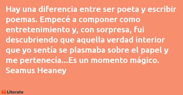 Frases de Seamus Heaney