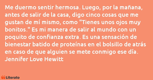 Frases de Jennifer Love Hewitt