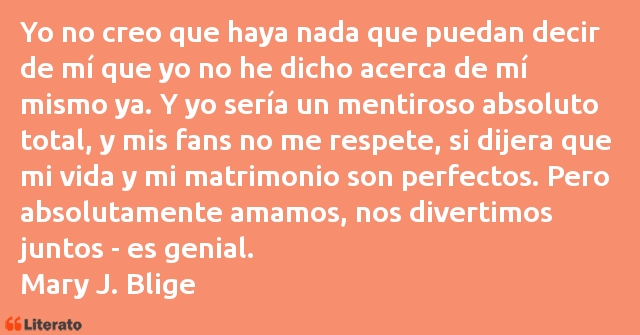 Frases de Mary J. Blige